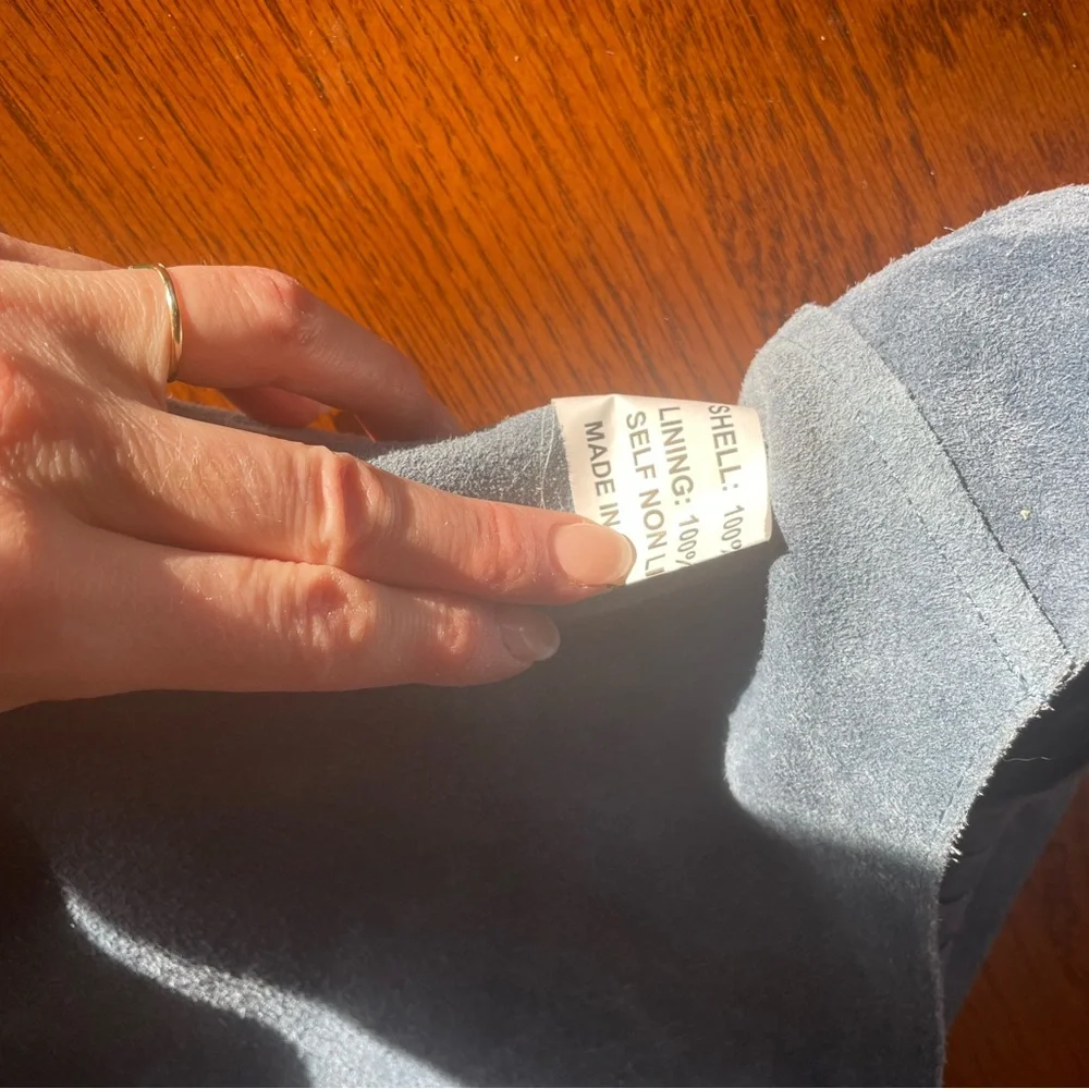 Haute Hippie Blue Suede Purse - Picture 10 of 15